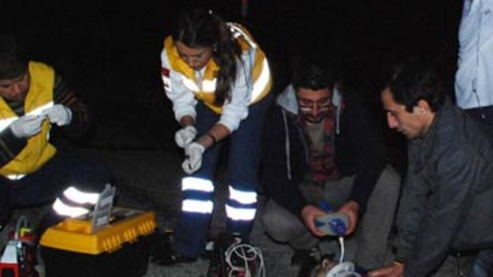 Kalbi duran şoförler kurtarılamadı