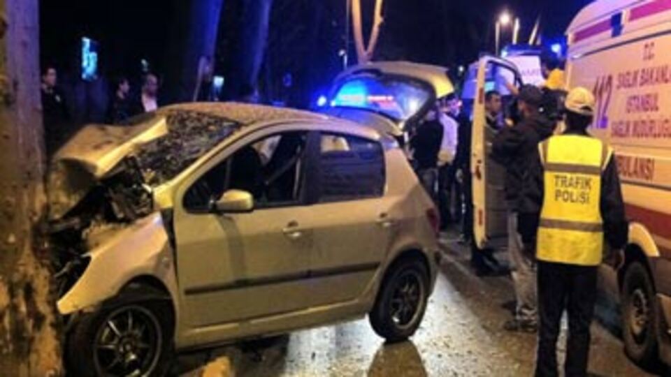 İstanbul'da kaza: 3 yaralı