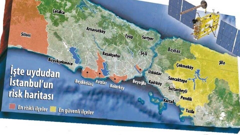 Amerikan uydusundan İstanbul depremi! GALERİ