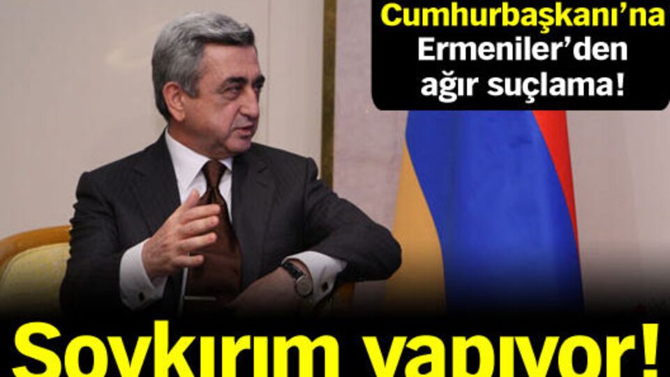 Sarkisyan'a "soykırım" suçlaması