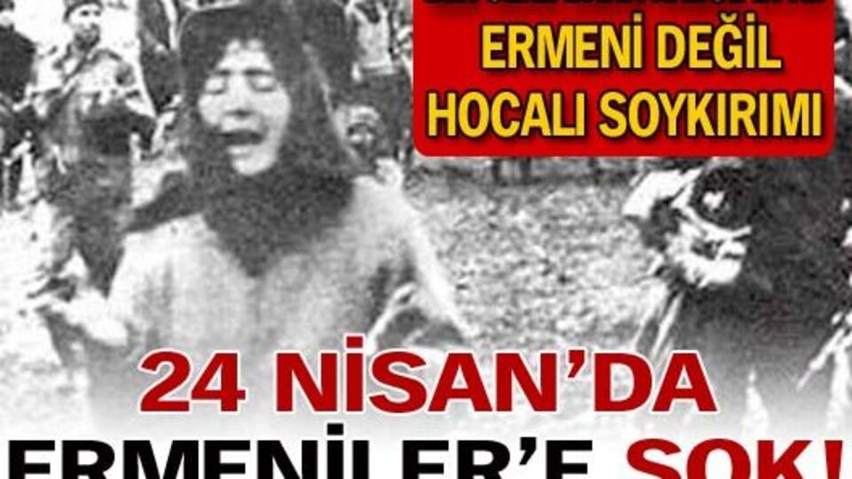 24 Nisan'da Ermeniler'e şok!