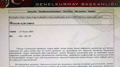 Bir e-muhtıranın anatomisi