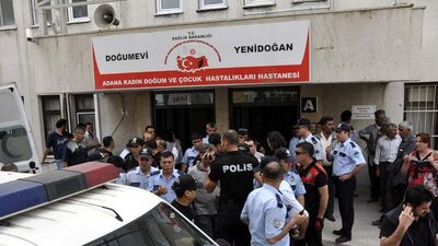 Doktoru bulamayınca polise saldırdılar