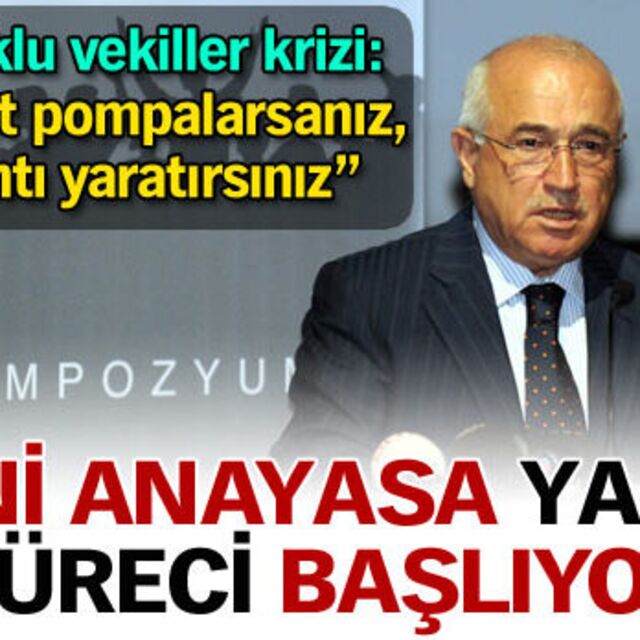 Yeni anayasa yazım süreci başlıyor