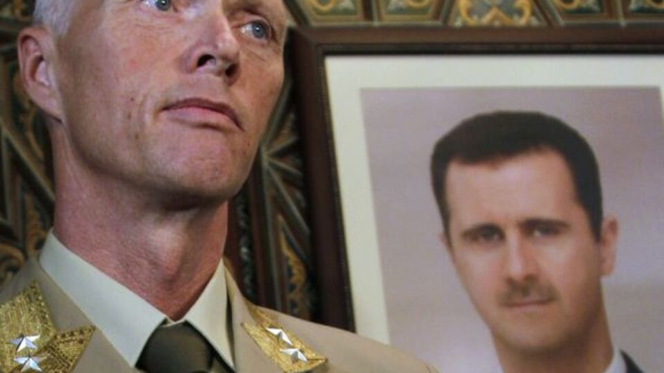 Gözlemci heyetinin başkanı Şam'da