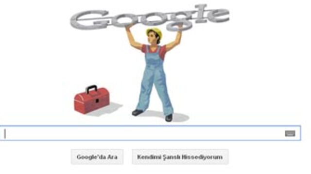 Google'dan 1 Mayıs'a özel logo