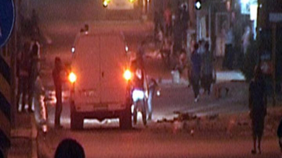 Cizre'de olaylı gece