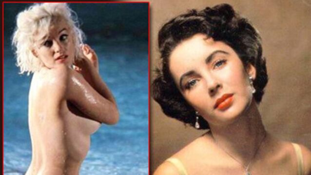 Elizabeth Taylor'ı kıskanıp soyunmuş GALERİ