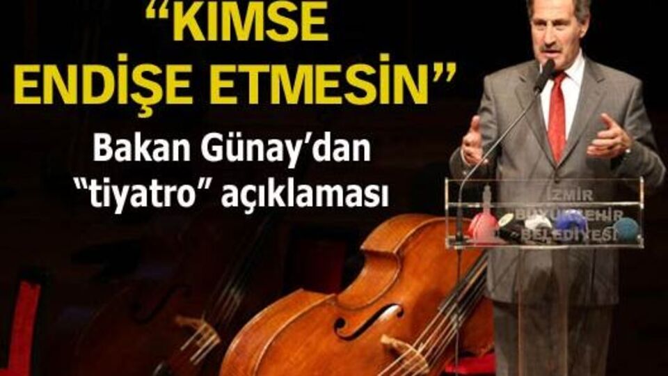 "Kimse endişe etmesin"