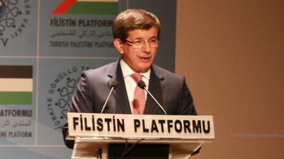Davutoğlu'dan Filistin'e destek sözü
