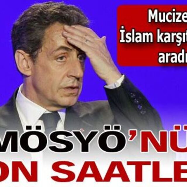 Sarkozy mucize arıyor