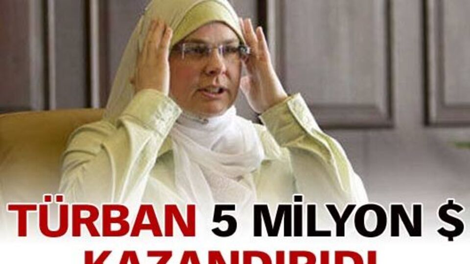 Türban 5 milyon $ kazandırdı