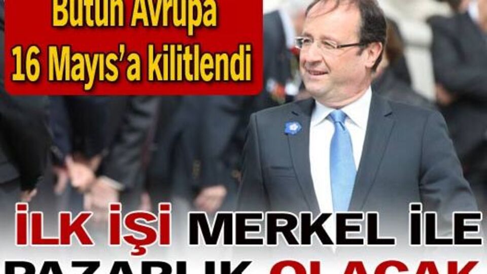 İlk işi Merkel ile pazarlık