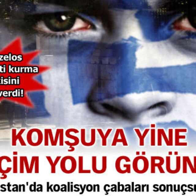 Komşuya yine seçim yolu görünüyor!