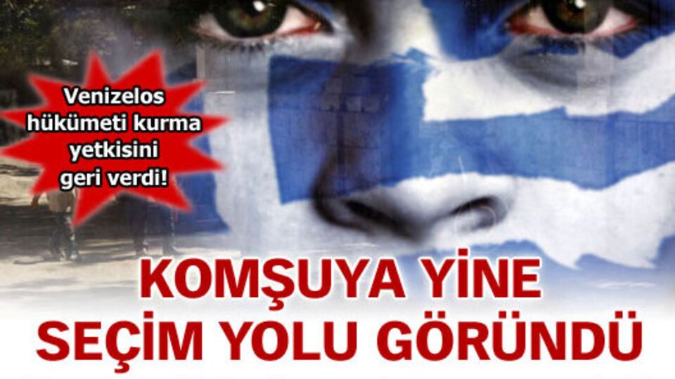 Komşuya yine seçim yolu görünüyor!