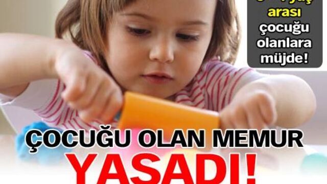 Çocuğu olan memur yaşadı!