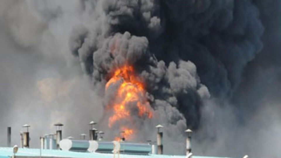 Fabrikada yangın çıktı