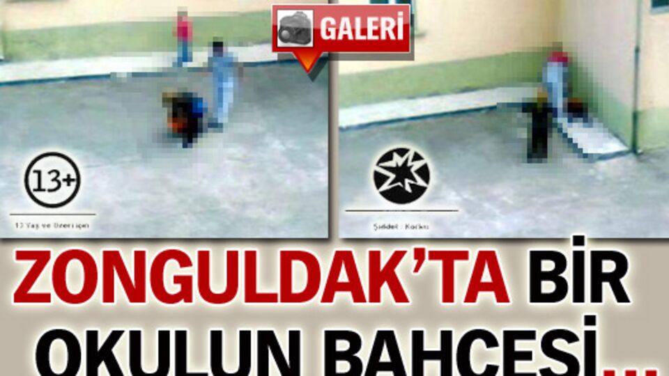 Okul bahçesinde dehşet! GALERİ