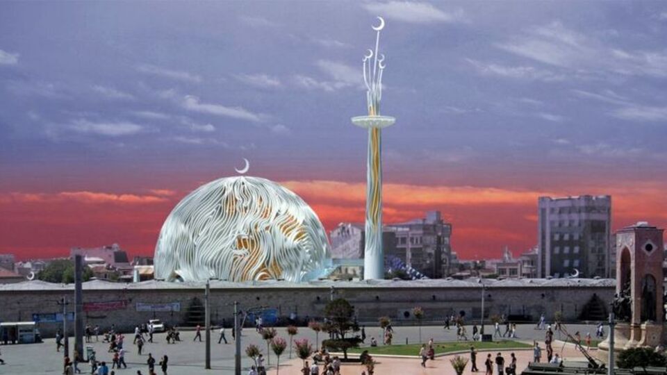 İşte Taksim camii GALERİ