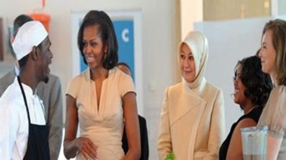 "First lady"ler mutfakta!