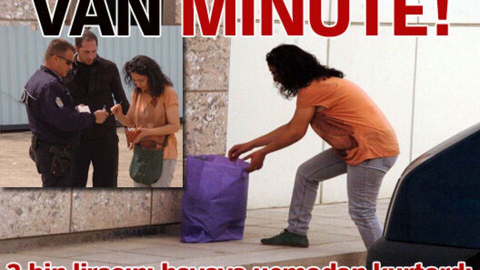 "Aman patlatmayın, o poşet benim"