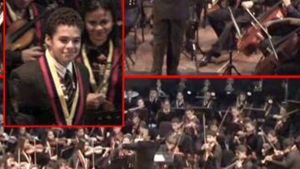 14 yaşında orkestra şefi