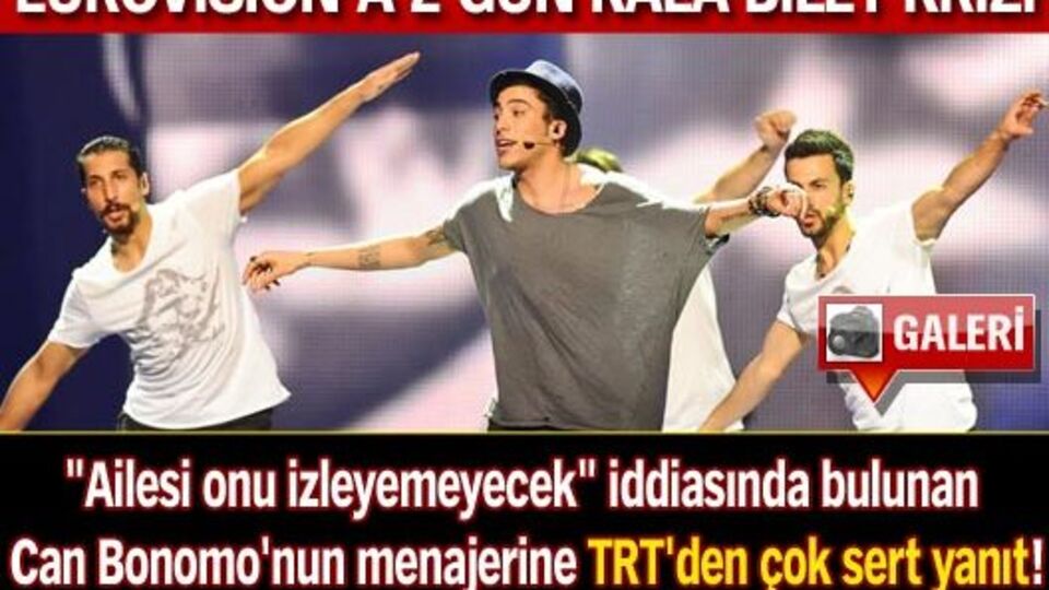 TRT'den Can Bonomo haberlerine yalanlama