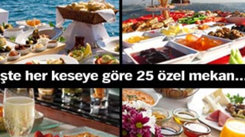 İstanbul'un en iddialı brunch mekanları GALERİ