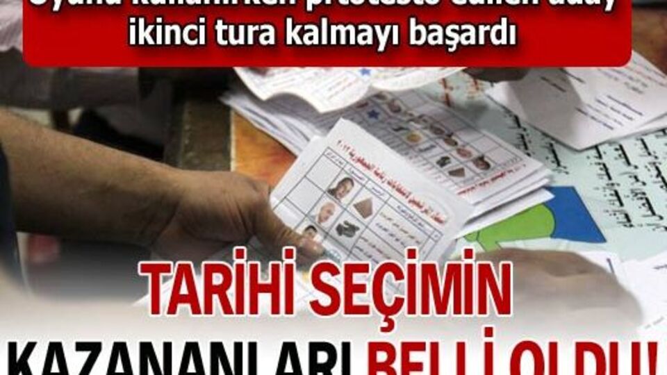 Tarihi seçimin galipleri belli oldu