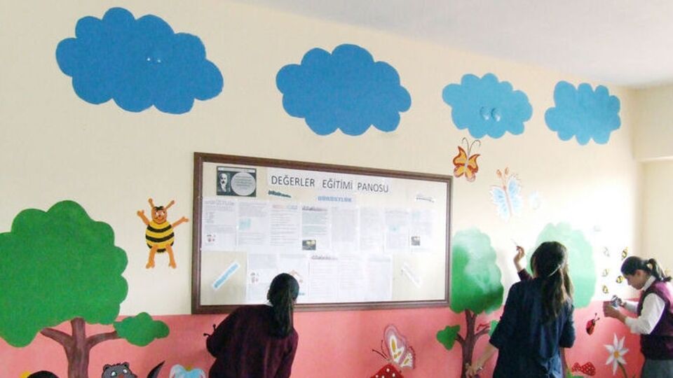 Doğayı okula taşıdılar