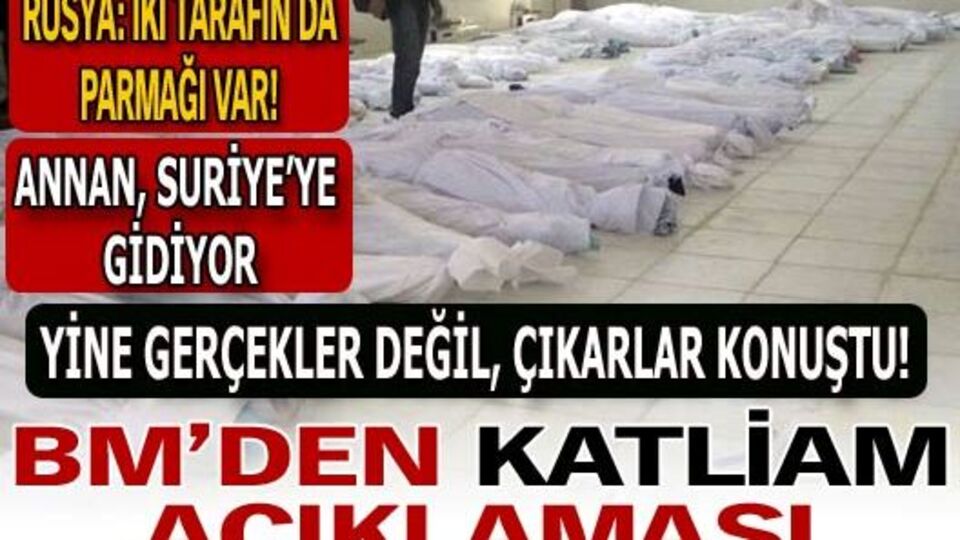 Şam'a BM'den kınama