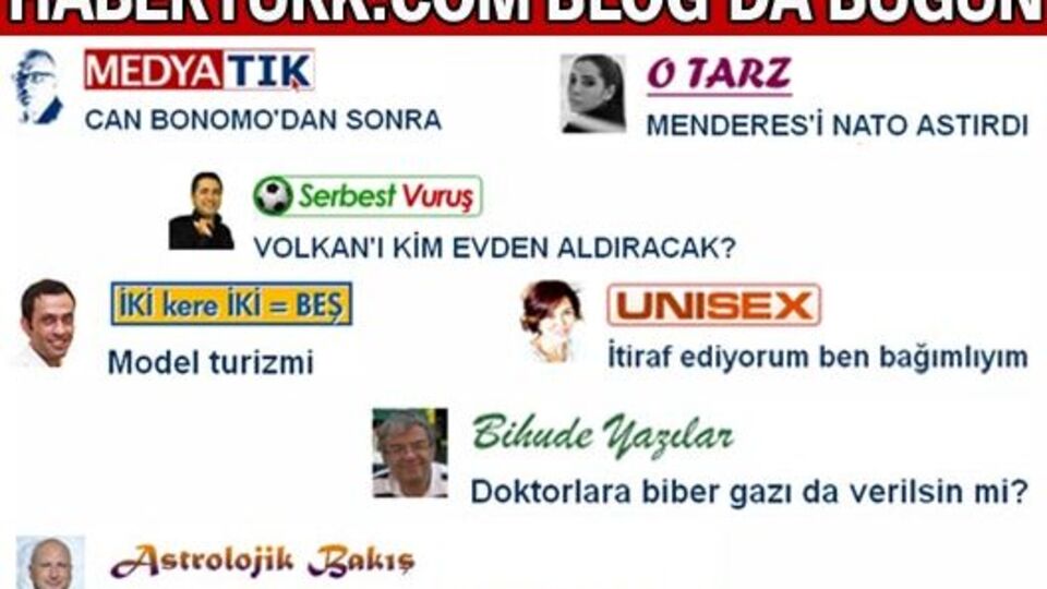 HABERTURK.COM Blog'da bugün!