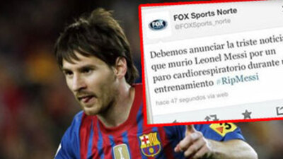 Messi'yi öldürdüler!