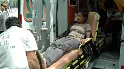 Silah patlamayınca tüpe sarıldı