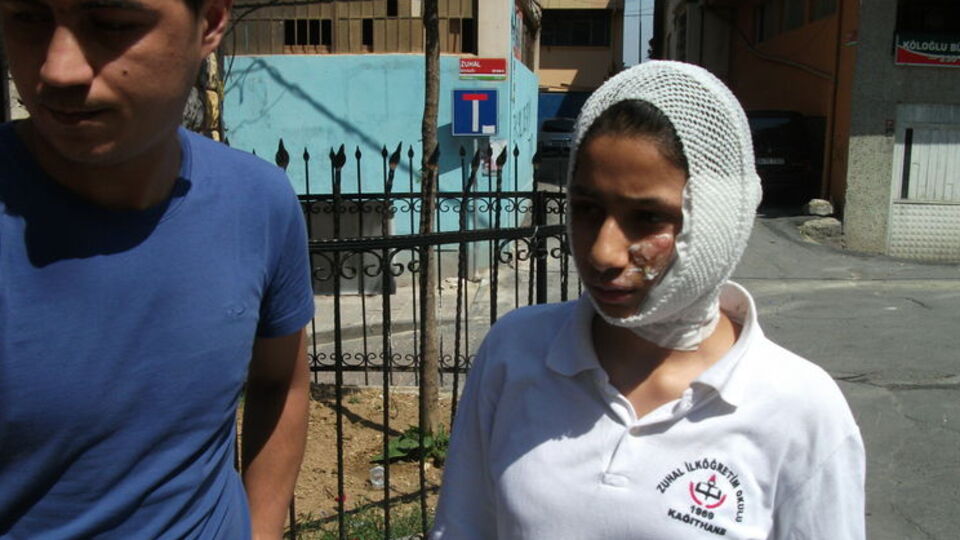 İlköğretim okulunda patlama