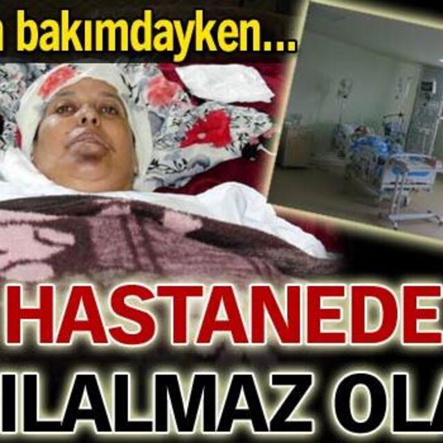 Hastanede akılalmaz olay!