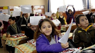 Bugün karne günü! GALERİ