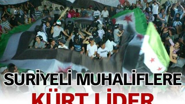 Suriyeli muhaliflere Kürt lider