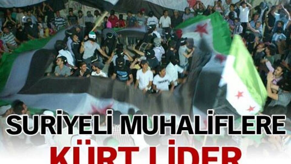 Suriyeli muhaliflere Kürt lider