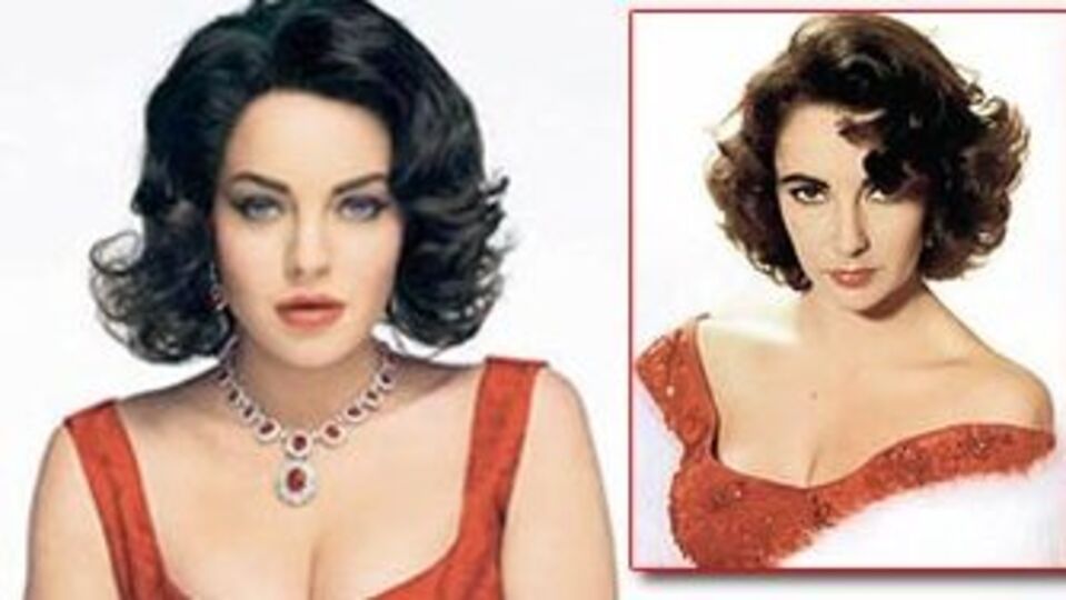 Lohan, Elizabeth Taylor oldu GALERİ