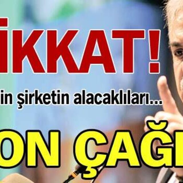 Son çağrı!