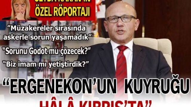 "Ergenekon'un kuyruğu hâlâ Kıbrıs'ta"