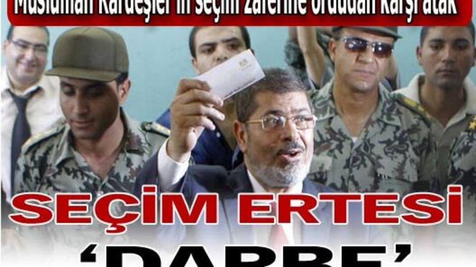 Seçim ertesi 'darbe'