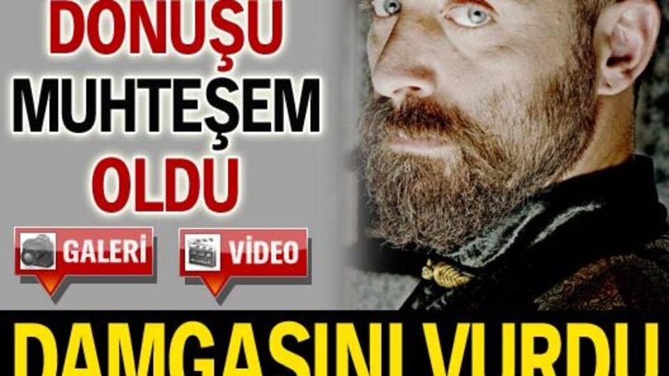 Dönüşü 'muhteşem' oldu! VİDEO