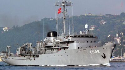 TCG Çeşme gemisi de arama operasyonuna katıldı