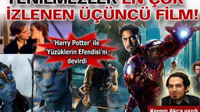 Yenilmezler, en çok izlenen üçüncü film!
