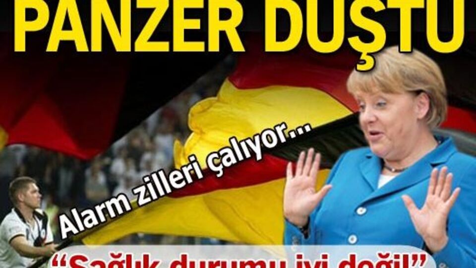 Panzer düştü