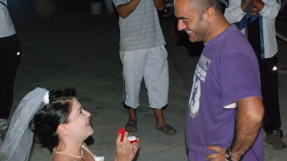 Alışılmadık evlilik teklifi