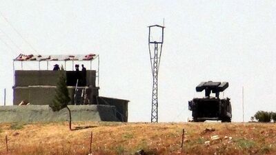 Füzelerin namluları Suriye'ye çevrildi
