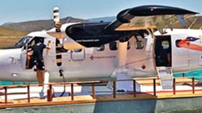 Haliç'ten direkt tekneye uçuş